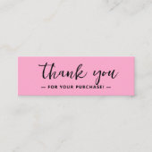 Carte D'appel Merci des entreprises - Médias sociaux - Insertion (Devant)