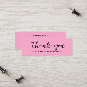 Carte D'appel Merci des entreprises - Médias sociaux - Insertion