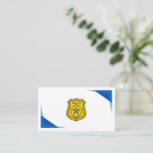 Carte D'appel Merci Un Policier (Debout devant)