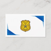 Carte D'appel Merci Un Policier (Devant)