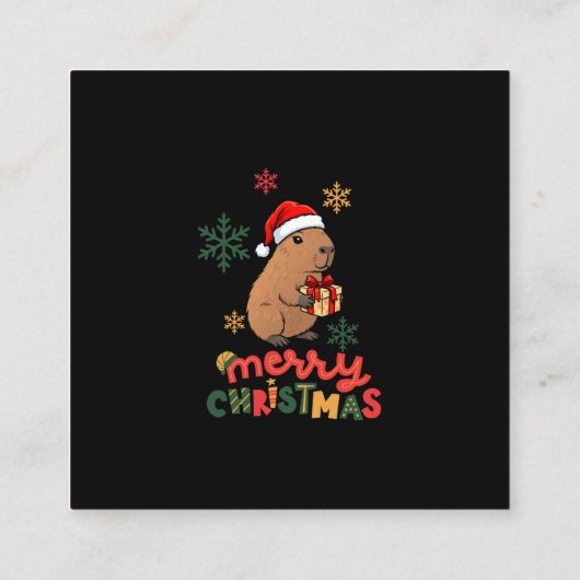 CARTE D'APPEL MERRY CHRISTMAS (Dos)