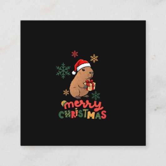 CARTE D'APPEL MERRY CHRISTMAS (Devant)