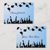 Carte D'appel Mini annonces d'obtention du diplôme (Devant / Derrière)