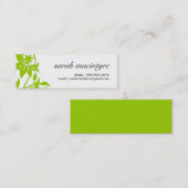 Carte D'appel Mini télécartes de jolie fleur de mod (Devant / Derrière)