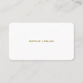 Carte D'appel Minimalist Name in Modern Font  (Devant)