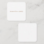 Carte D'appel Minimaliste Moderne (Devant / Derrière)