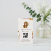 Carte D'appel Modèle Beauté Esthétique Médias sociaux Entreprise (Debout devant)