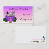 Carte D'appel Modèle de la télécarte de la fille (Devant / Derrière)