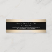 Carte D'appel Modern Elegant Graduation Name Card (Dos)