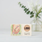 Carte D'appel Modern Simple Professional Business Nail Tech Card (Debout devant)