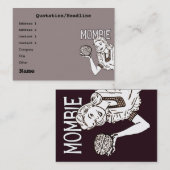 Carte D'appel Mombie Retro Zombie (Devant / Derrière)