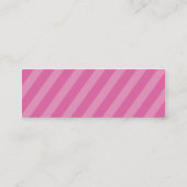 Carte D'appel MOMMY PLAYDATE CONTACT simple rayé rose (Dos)