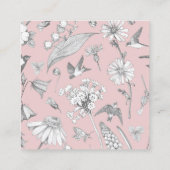 Carte d'appel Monogramme, Cartes de fermeture Mono (Dos)