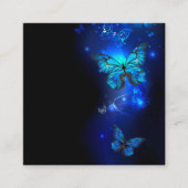 Carte D'appel Morpho Butterfly in the Dark Background (Devant)