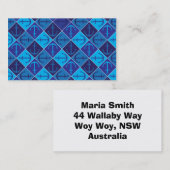 Carte D'appel motif Ancre (Devant / Derrière)