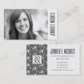 Carte D'appel Motif de tortue de style de l'obtention du diplôme (Devant / Derrière)