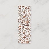 Carte D'appel Mushroom Forest Book Lover's Card Signet (Devant)