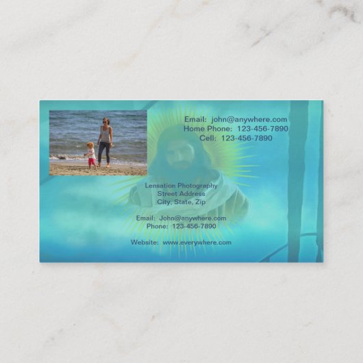 Carte d'appel My Light 0916 (Dos)