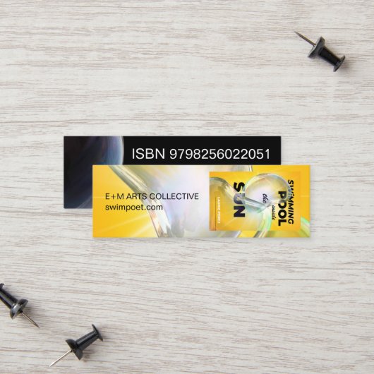 Carte D'appel Nager ISBN (Devant/Arrière en situation)