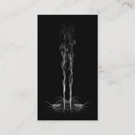 Carte d'appel noire SMOLDER NOIR Dragon Smoke (Devant)