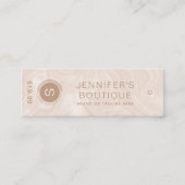 Carte D'appel Nom de l'entreprise Taille des vêtements Balises M (Devant)