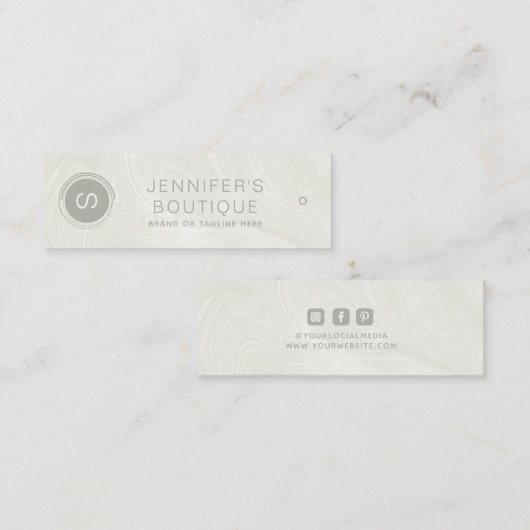 Carte D'appel Nom de l'entreprise Taille des vêtements Balises M (Devant / Derrière)