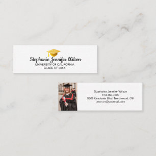 Carte D'appel Nom de remise des diplômes insérer une photo simpl