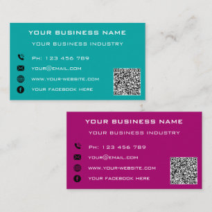 Carte D'appel Nom du code QR Informations sur le texte Vos coule