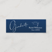 Carte D'appel Nom du diplôme Marine Blue (Devant)