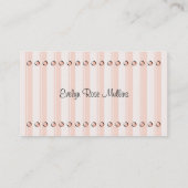 Carte d'appel nostalgique (Dos)