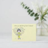 Carte D'appel Note d'amour de gamelle de marguerites - (Debout devant)