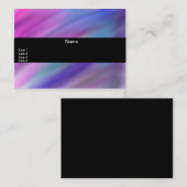 Carte D'appel Numéro Abstrait 12 (Devant / Derrière)