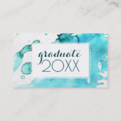 Carte D'appel Obtention du diplôme | de photo peint à la main (Dos)