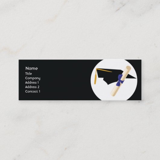 Carte D'appel Obtention du diplôme - maigre (Devant)