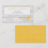 Carte D'appel Oiseau dans une télécarte d'arbre de bouleau (Devant / Derrière)