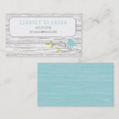 Carte D'appel Oiseau dans une télécarte d'arbre de bouleau (Devant / Derrière)