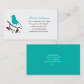 Carte D'appel Oiseau sur une télécarte de branche (Devant / Derrière)