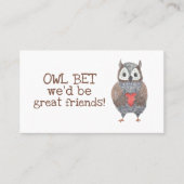 Carte d'appel Owl Kids (Devant)