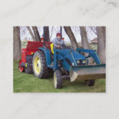 Carte D'appel Papa de tracteur (Dos)