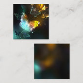 Carte D'appel Papillon lumineux et papillons de nuit (Devant / Derrière)