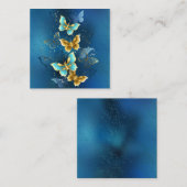 Carte D'appel Papillons d'or (Devant / Derrière)