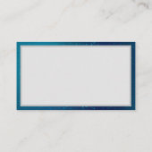 Carte D'appel Papillons d'or sur un Arrière - plan bleu (Dos)