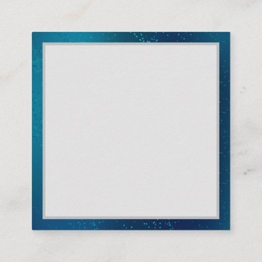 Carte D'appel Papillons d'or sur un Arrière - plan bleu (Dos)