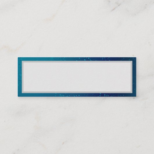 Carte D'appel Papillons d'or sur un Arrière - plan bleu (Dos)