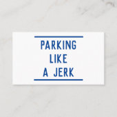 Carte D'appel Parking incorrect (Devant)