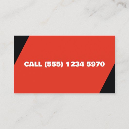 Carte D'appel Parking Sarcastique (Dos)