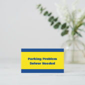 Carte D'appel Parking Sarcastique (Debout devant)