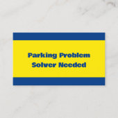 Carte D'appel Parking Sarcastique (Devant)