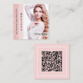 Carte D'appel Pastel Glitz Custom Pageant Queen Profile Card (Devant / Derrière)