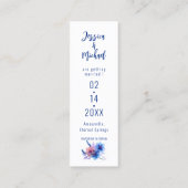 Carte D'appel 💍 Pastel Whispers Meadow Signet Enregistrer La Da (Dos)